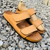 Light Carton Colour Leather Pams - Image 2