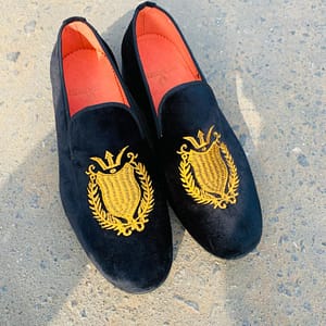 Black Monogramming Shoe