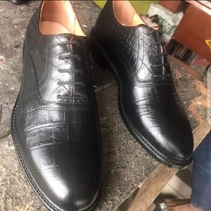 Lace Italian Skin Leather Shoe