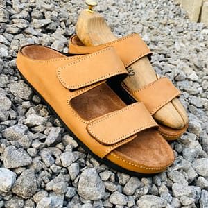 Light Carton Colour Leather Pams