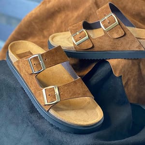 Buckle Suede Betula Pams