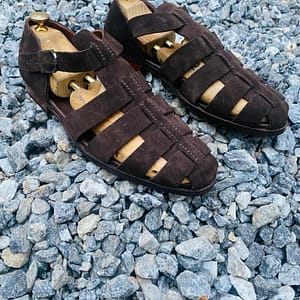 Vintage Suede Sandals