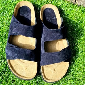 Black Fashionista Betula Suede Pams