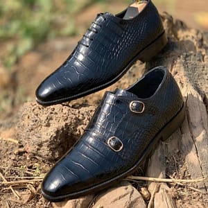 Skin Black Leather Shoe (by McDumbi)