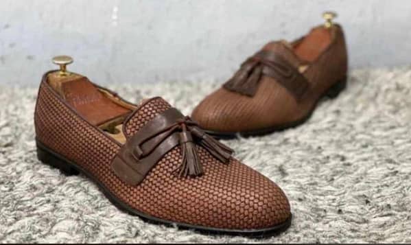 Skin Brown Loafers Leather Shoe