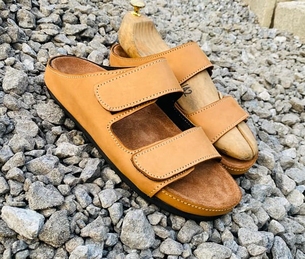 Light Carton Colour Leather Pams