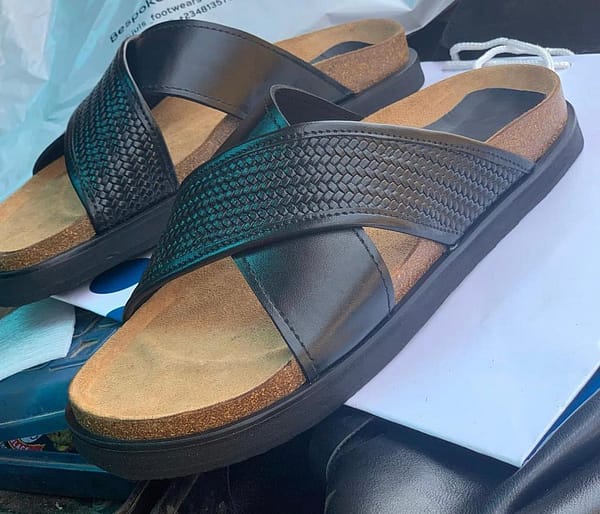 Leather Criss-cross Pams
