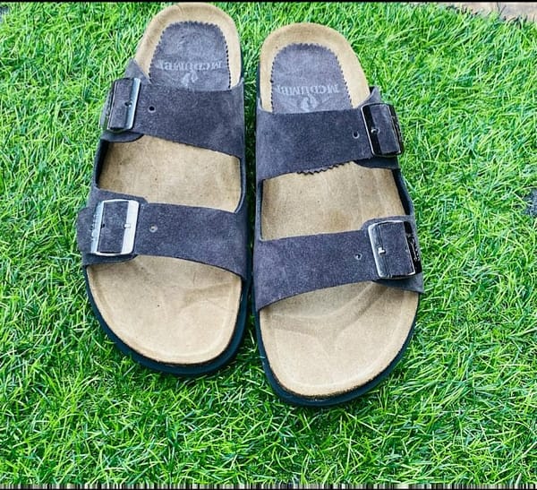 Grey Betula Suede Pams (by McDumbi)