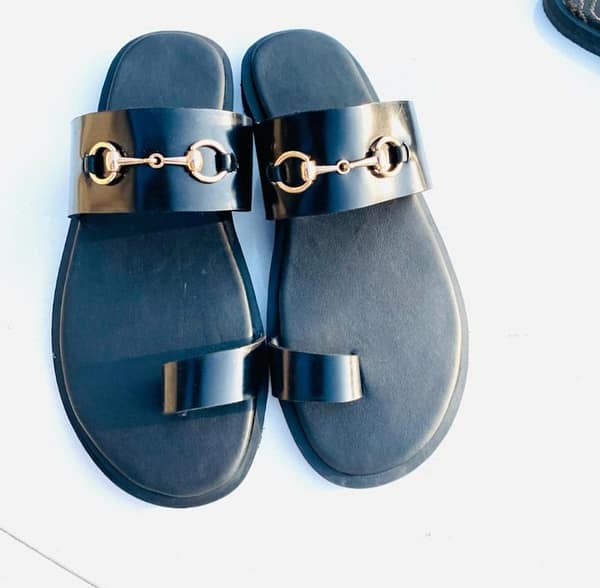 Big Toe Leather Pams