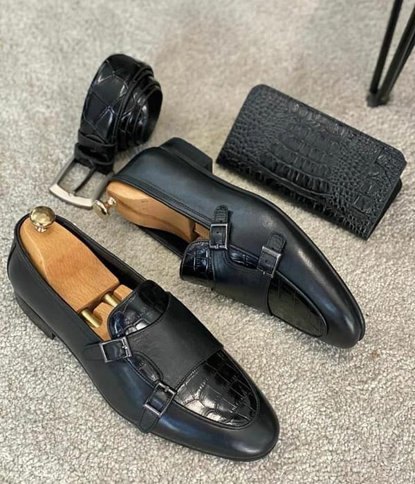Leather Shoe + Belt + Wallet