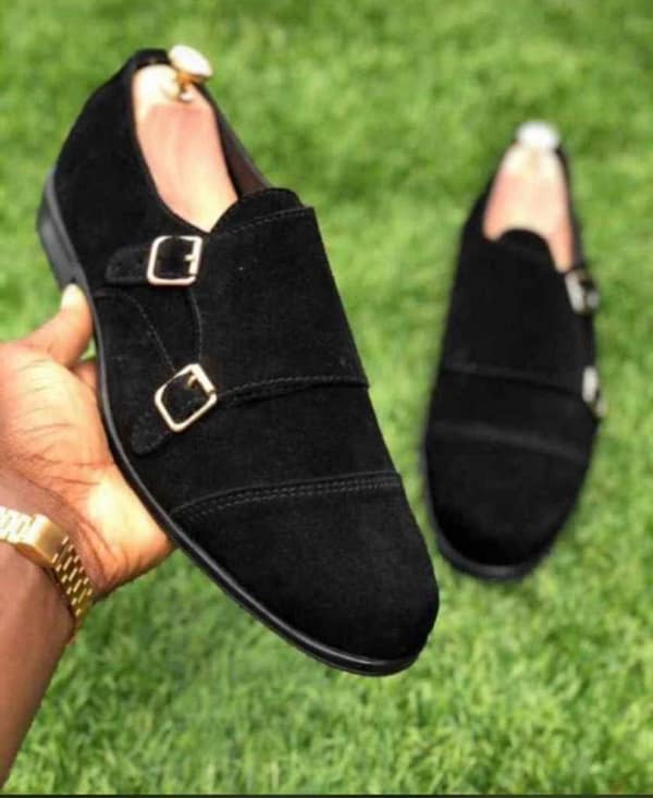 Corporate Suede Heel Shoe