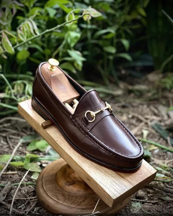 Brown Leather Flat Shoe - by JayRex