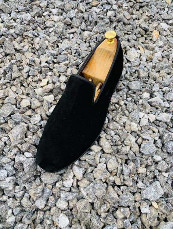 Black Suede Loafers